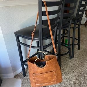Vintage Crossbody Brown Handbag